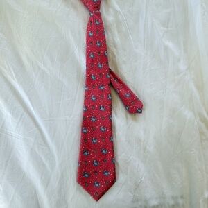 Pink Vineyard Vines Boys Silk Tie